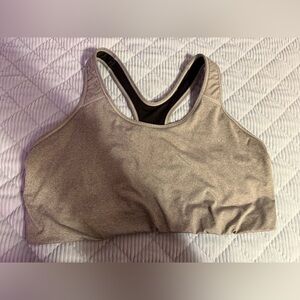 Plus Size Avia Women's Medium Support Racerback Sports Bra 3X Gray No Padding